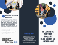 Dépliant de recrutement pour le CSSRS