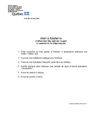 Plan d'intervention : Anémie falciforme (malformation des globules rouges)