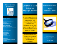 Dépliant : Fiche d'information - Régime d'assurance salaire