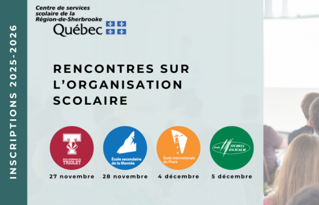 Séances d'information publiques du CSSRS pour l'organisation scolaire