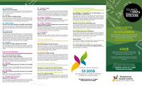 Présentation des 54 projets scolaires présentés par les écoles du CSSRS (2024)