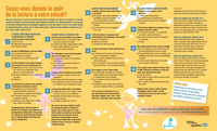 Affiche : Savez-vous donner le goût de la lecture à votre enfant?