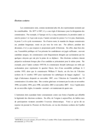 Histoire CSSRS : Élections scolaires