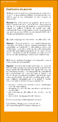 Brochure : Implication des parents