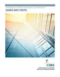 Guide des tests du personnel de soutien technique et administratif