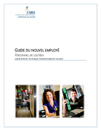 Guide du nouvel employé - Personnel de soutien (administratif, technique, paratechnique et manuel)