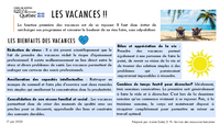 Capsule - Les vacances
