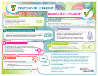 Affiche : 7 trucs pour le parent branché et prudent