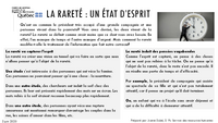 Capsule - La rareté : un état d'esprit