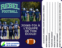 Dépliant : Mini-Football (Rebel de la Montée)