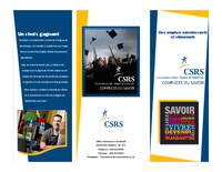 Dépliant de recrutement pour le CSSRS