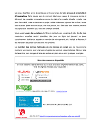 Liste des ressources disponibles par secteurs
