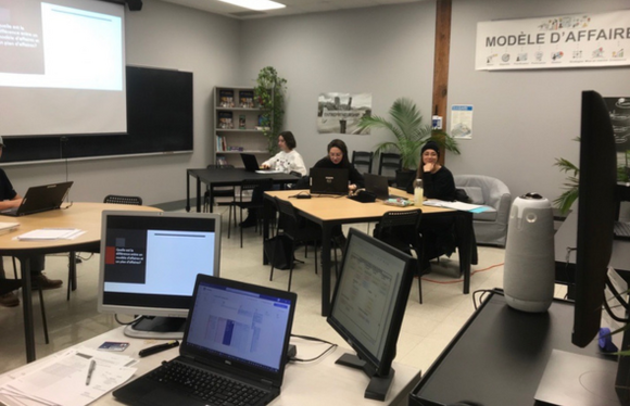 Photo cours CFP 24-Juin, cours de comptabilité synchrone