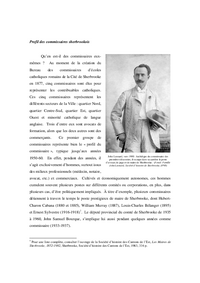 Histoire CSSRS : Profil des commissaires sherbrookois