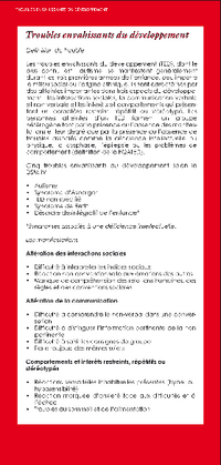 Brochure : Troubles envahissants du développement
