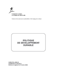 Politique de développement durable
