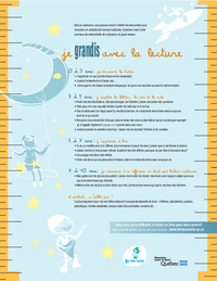 Affiche : Je grandis avec la lecture