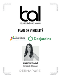Bal de la persévérance scolaire : Plan de visibilité