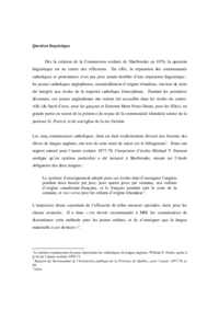 Histoire CSSRS : Question linguistique