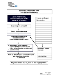 Guide d'intervention pour les élèves atteints de diabète (hypoglycémie)
