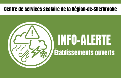 Info-alerte : Établissements ouverts