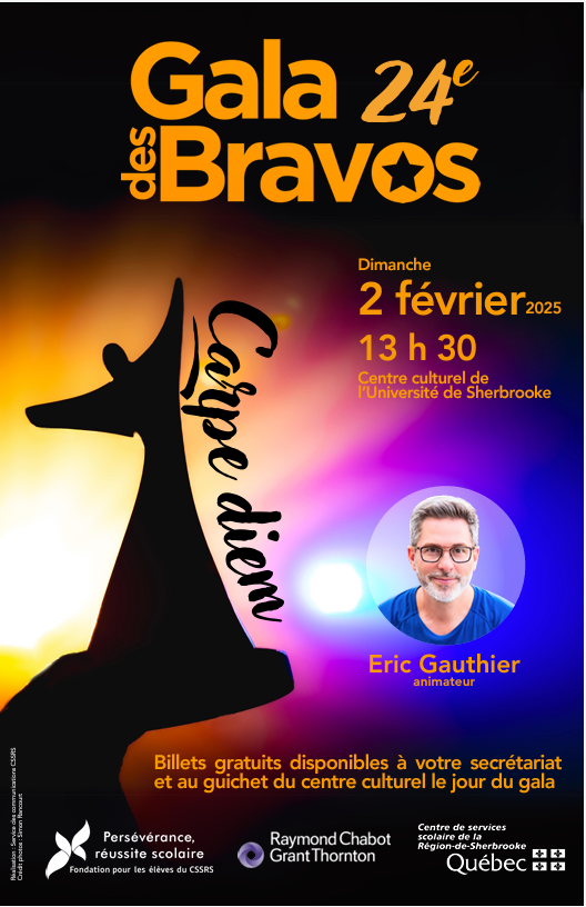 Affiche - 24e édition du Gala des Bravos